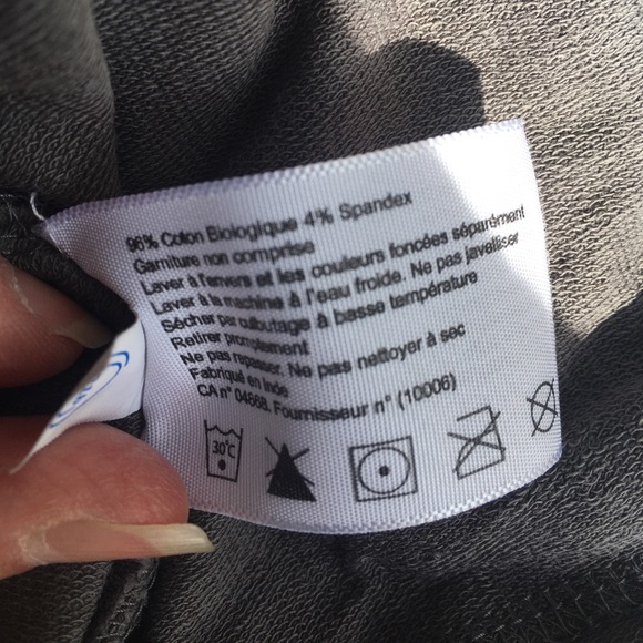 Grey MEC warmup jacket w small stain - Picture 3 of 6